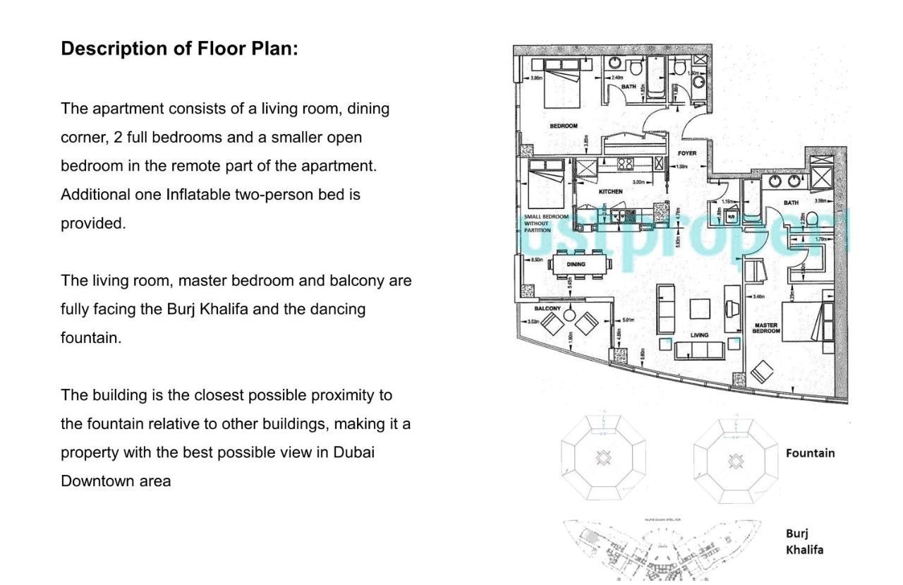 Elite Royal Apartment - Full Burj Khalifa & Fountain View - Brilliant - 2 Bedrooms & 1 Open Bedroom Without Partition Ντουμπάι Εξωτερικό φωτογραφία